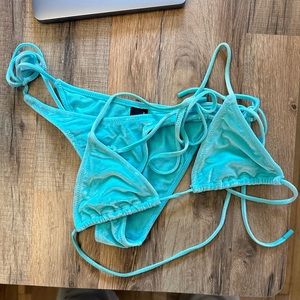 Triangl Velvet Bikini, S
